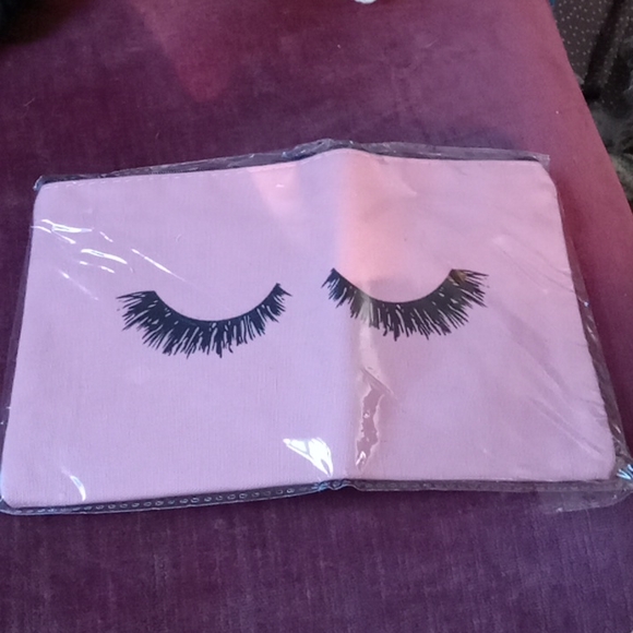 None Handbags - Pink makeup bag NWOT